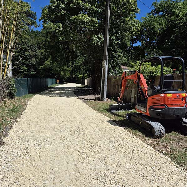 Terrassement Assainissement Enrobe Creation parking Artigues pres Bordeaux Tresses Salleboeuf - Ent Lamagnere Terrassement - Terrassement